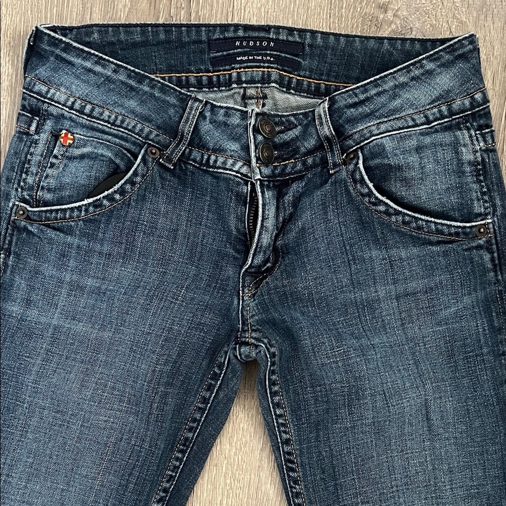 Hudson Jeans Women's Dark Blue baby bootcut Jeans